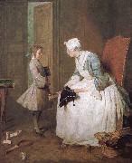 Jean Baptiste Simeon Chardin Home teachers oil painting